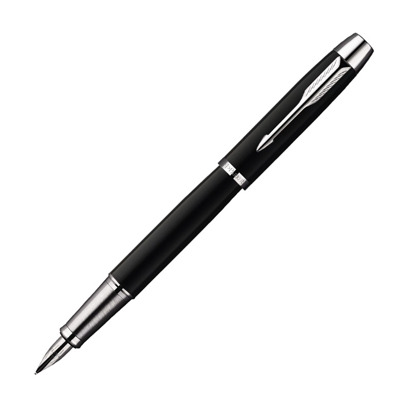 派克PARKER IM纯黑丽雅白夹墨水笔 钢笔 礼品笔 送客户 商务送礼