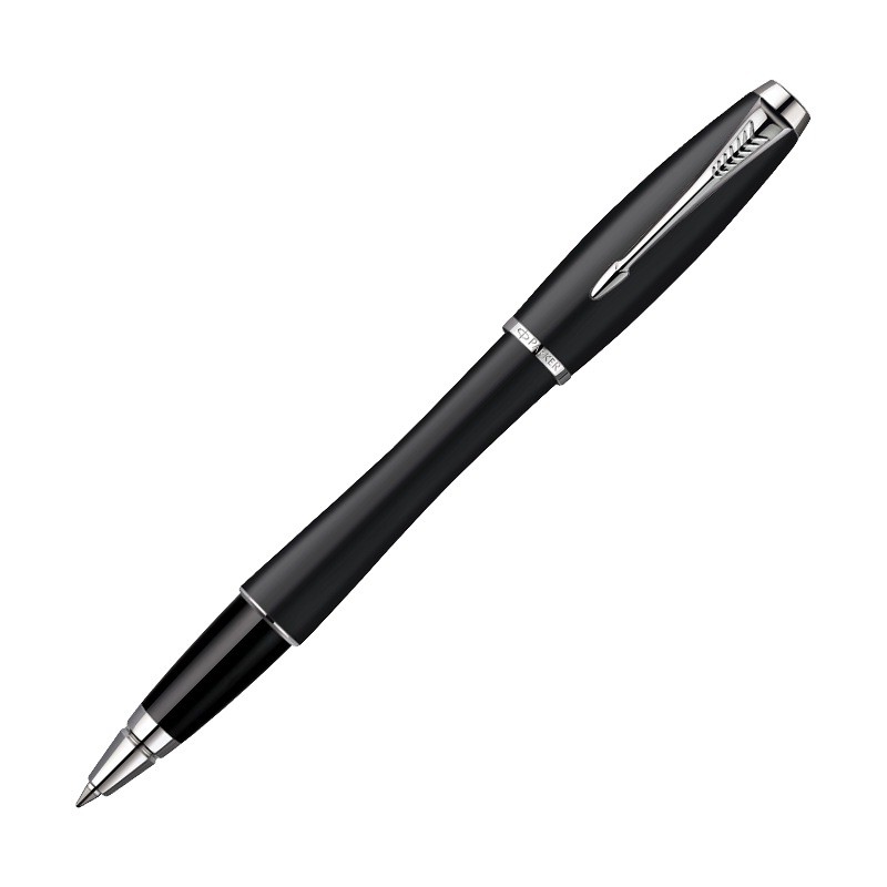 派克PARKER 都市磨砂黑杆白夹宝珠笔 签字笔 派克笔 礼品笔 商务礼品 会议礼品 