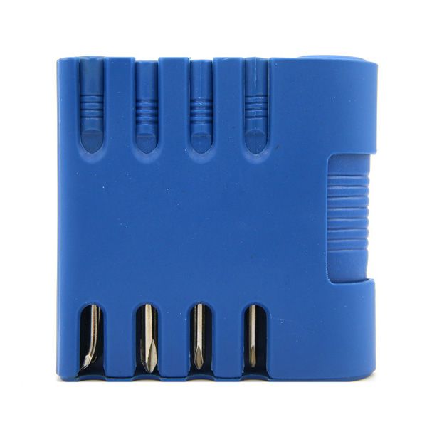 9合1便携工具礼品套装（蓝） 弹夹式造型随身小工具组9件套 物业送小礼品