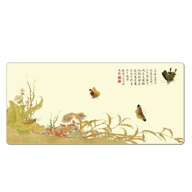 【写生蛱蝶】吉垫 丝绸艺术多功能垫 高档商务礼品