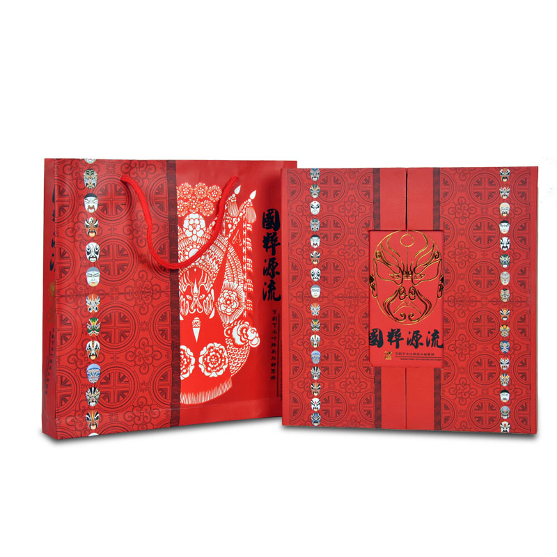 国粹源流叶脉画邮票礼册 中国特色 创意传统文化礼品