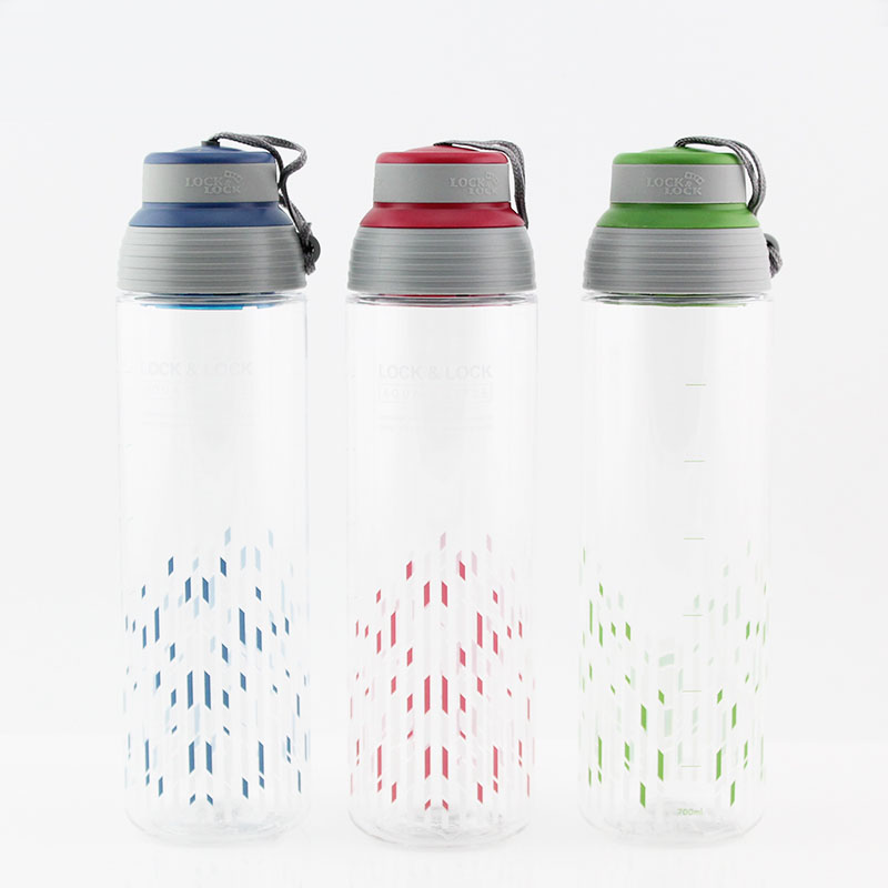 乐扣乐扣（Lock&Lock）运动便携水壶 创意塑料茶杯  防漏水杯  700ml   HLC807TB/TG/TR
