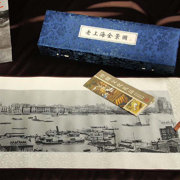 《老上海》织锦画 丝绸画 真丝织锦 上海特色文化礼品 商务礼品 