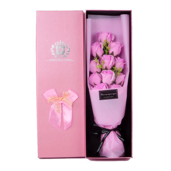 11朵玫瑰皂花礼盒 员工生日礼品