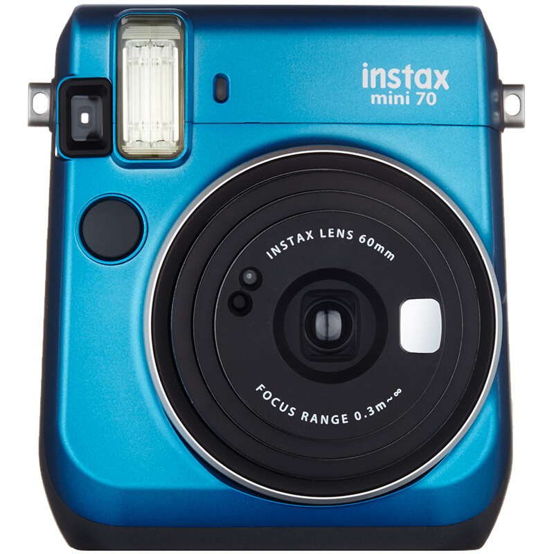 富士（FUJIFILM）INSTAX 拍立得 一次成像相机 MINI70相机 - 冰晶蓝