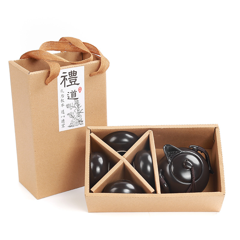 宋代名窑 定窑 一壶四杯茶具礼盒套装 茶具礼品定制 企业 节日礼品