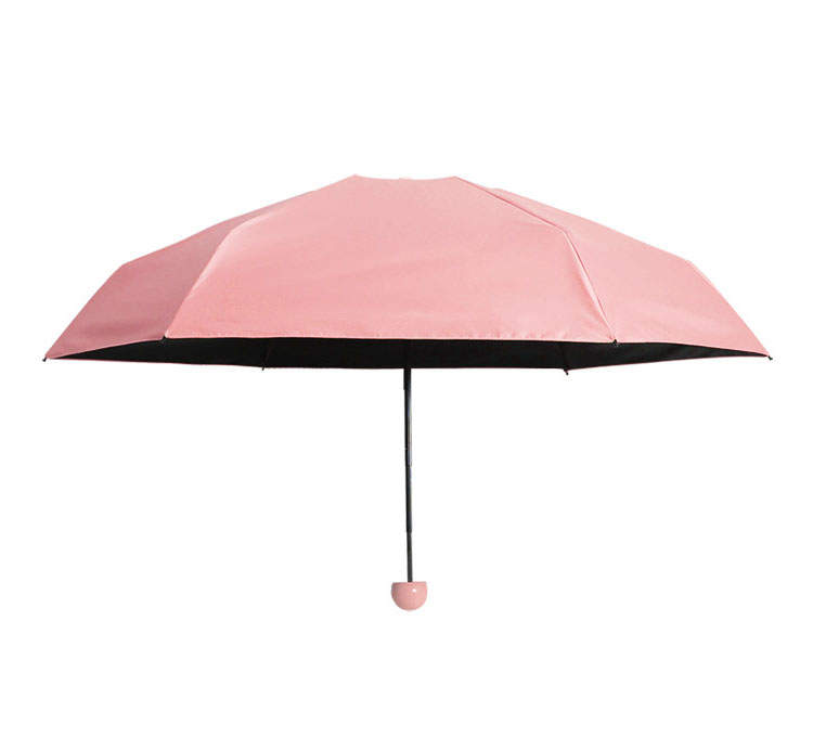 胶囊雨伞迷你太阳伞防晒五折伞折叠晴雨两用 实用礼品