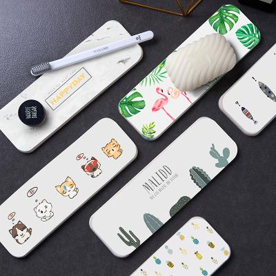 长方形吸水防滑速干硅藻泥皂垫杯垫洗漱垫--仙人掌