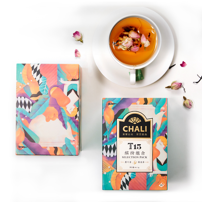 【T15缤纷组合】Chali15味缤纷精选花茶组合 定制礼品茶