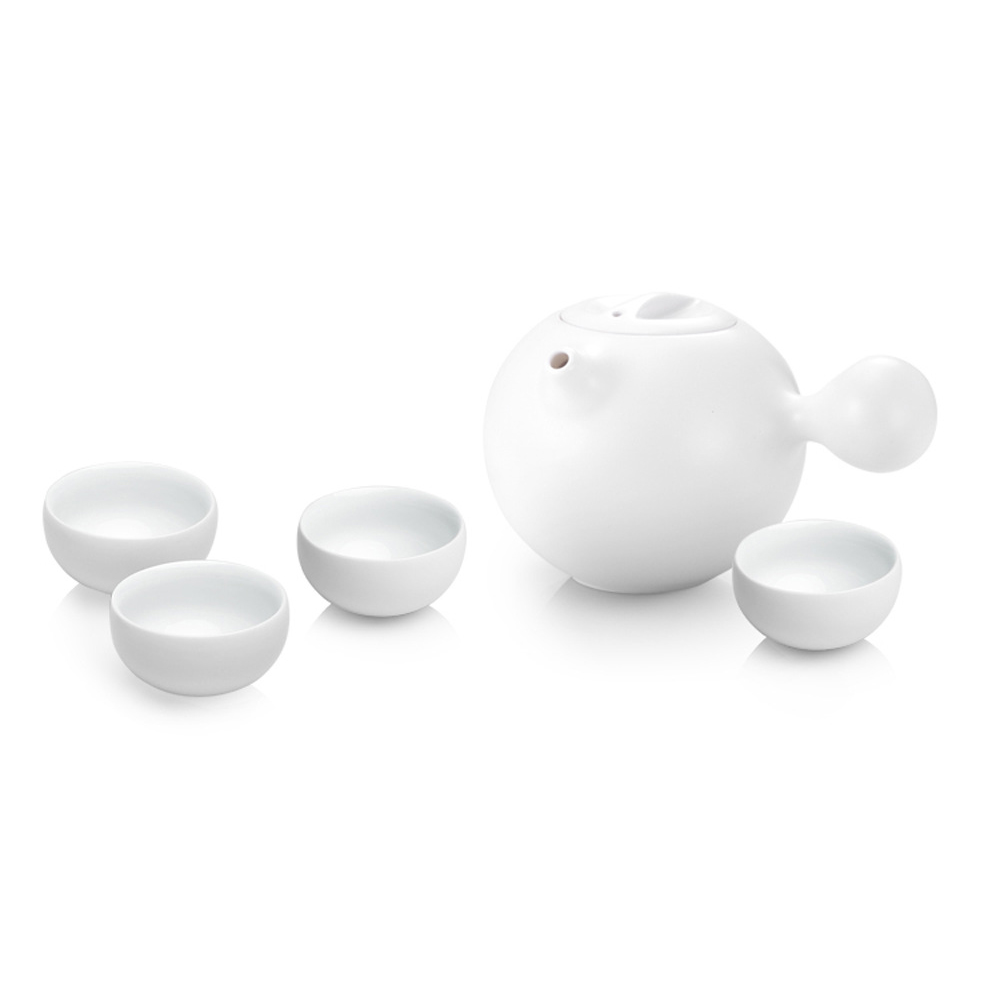 【上善若水】时尚功夫茶具套装5件套 创意陶瓷茶具礼品 高档送礼 礼品功夫茶具套装