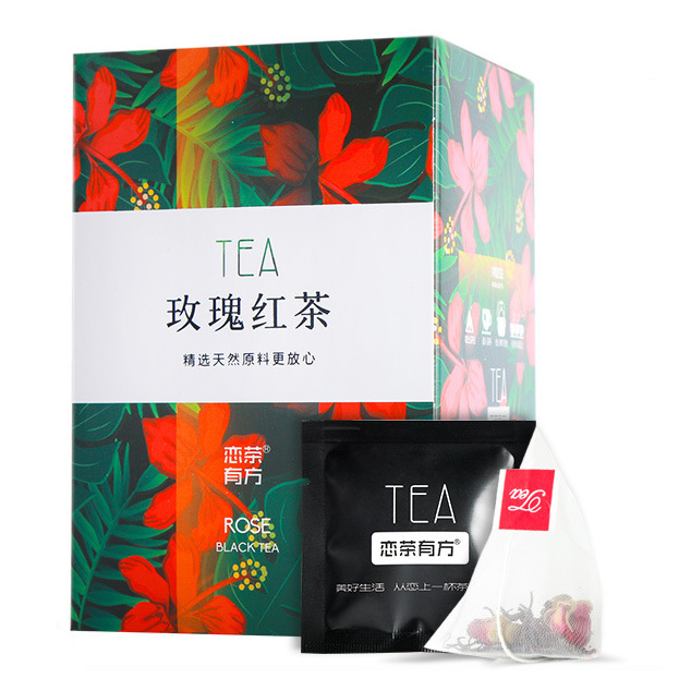【玫瑰红茶】精选天然原料 三角茶包袋泡茶12包装 工会组织活动发什么奖品呢