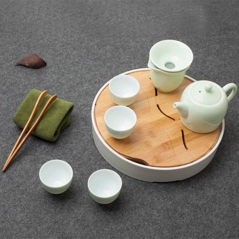 禅意 青瓷绿釉茶具礼盒套装 什么的东西适合做为办公室礼品