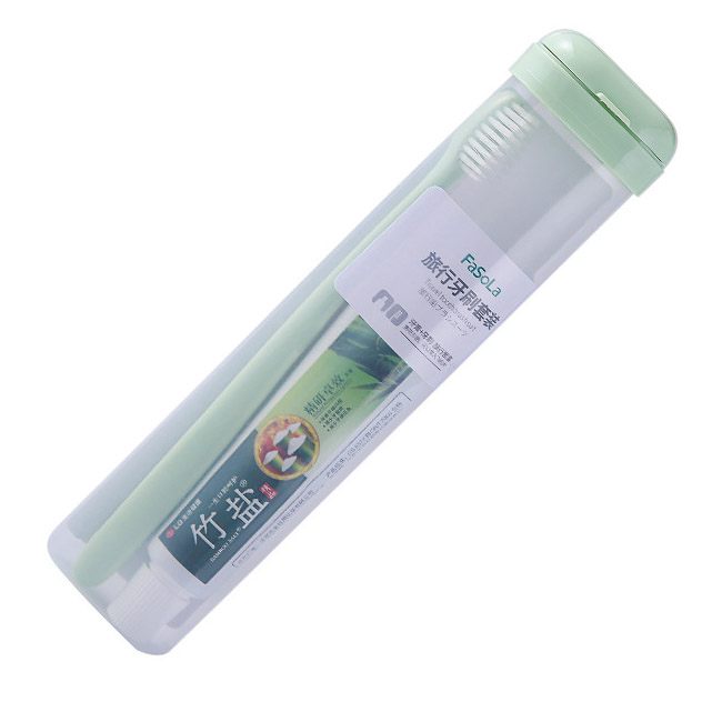 创意简约旅行牙刷盒 便携式牙刷牙膏组合套装 差旅小礼品