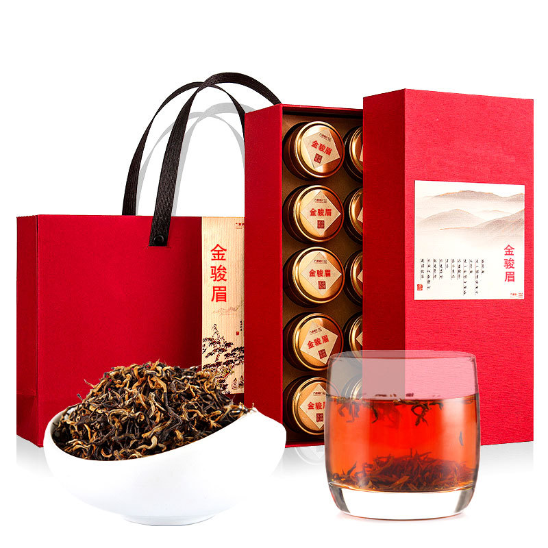 小罐茶系列 高档武夷山金骏眉红茶礼盒 蜜香型茶叶礼品定制 新年年会纪念品