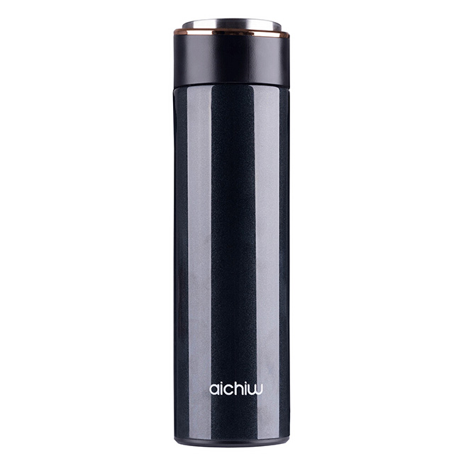 丽影商务不锈钢保温杯 双层真空带茶隔保温杯450ML 会议礼品