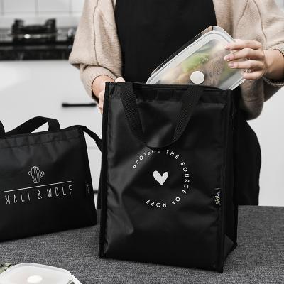 玖悦牛津布手提保温便当包 饭盒收纳袋--爱心（高款）