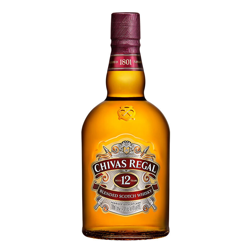 【京东伙伴计划—仅限积分兑换】芝华士（Chivas）12年 苏格兰 威士忌 1000ml