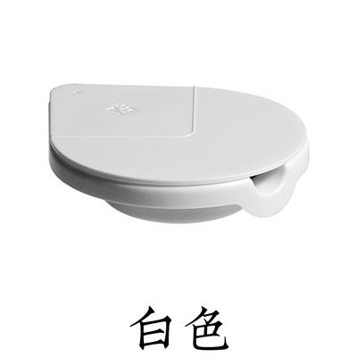 OPP袋装隐藏式桌底可分离易清洗不锈钢烟灰缸--白色