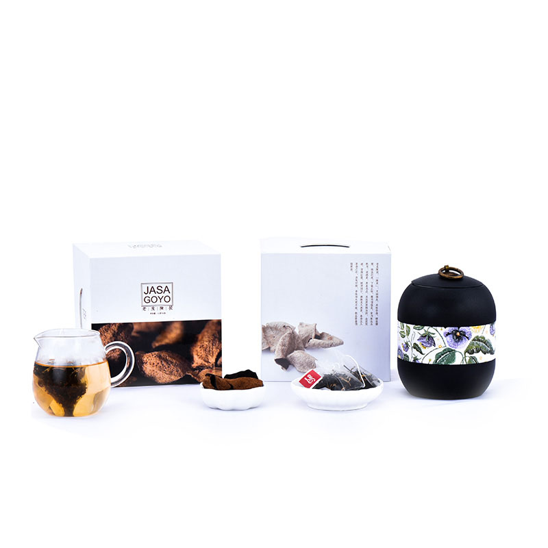 简尚|老皮陈茯 安化金花茯茶+广东新会老陈皮礼盒 送客户什么礼品最实用