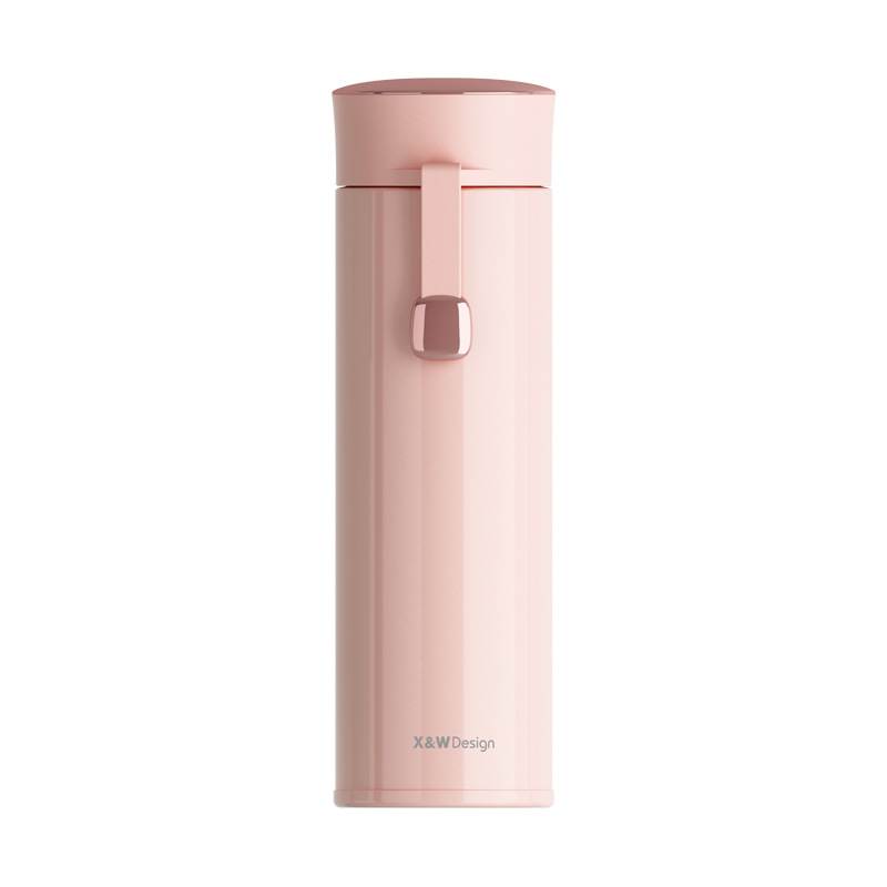 轻量316内胆保温杯带茶隔镜面杯盖泡茶杯330ML 送客户礼物送什么好