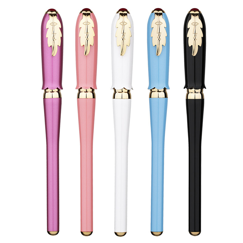 毕加索 艾琳系列钢笔 少女玫瑰花瓣造型 女式精致礼品钢笔 3.8妇女节礼品方案