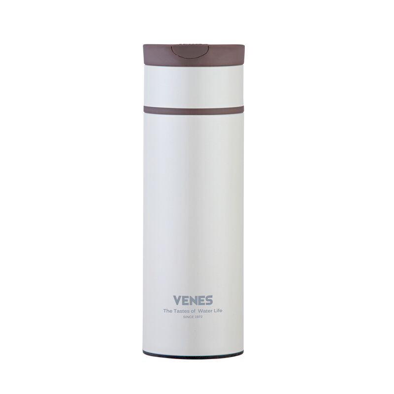 菲驰（VENES）卡芙时尚保温杯硅胶拧绳设计简约保温杯 商务礼品