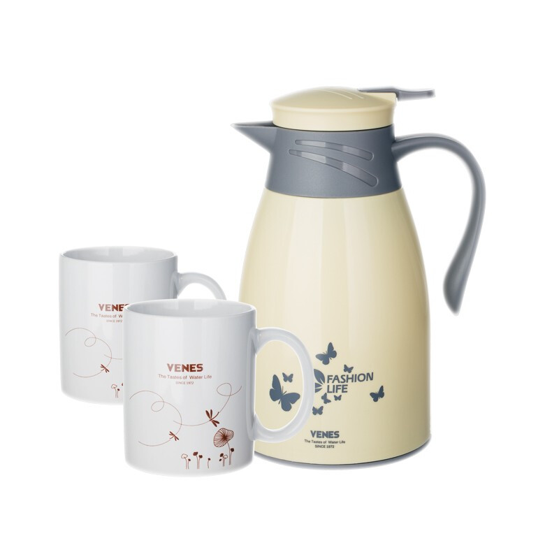 菲驰（VENES）宝丽来时尚家用陶瓷杯保温壶套装 活动赠品送什么