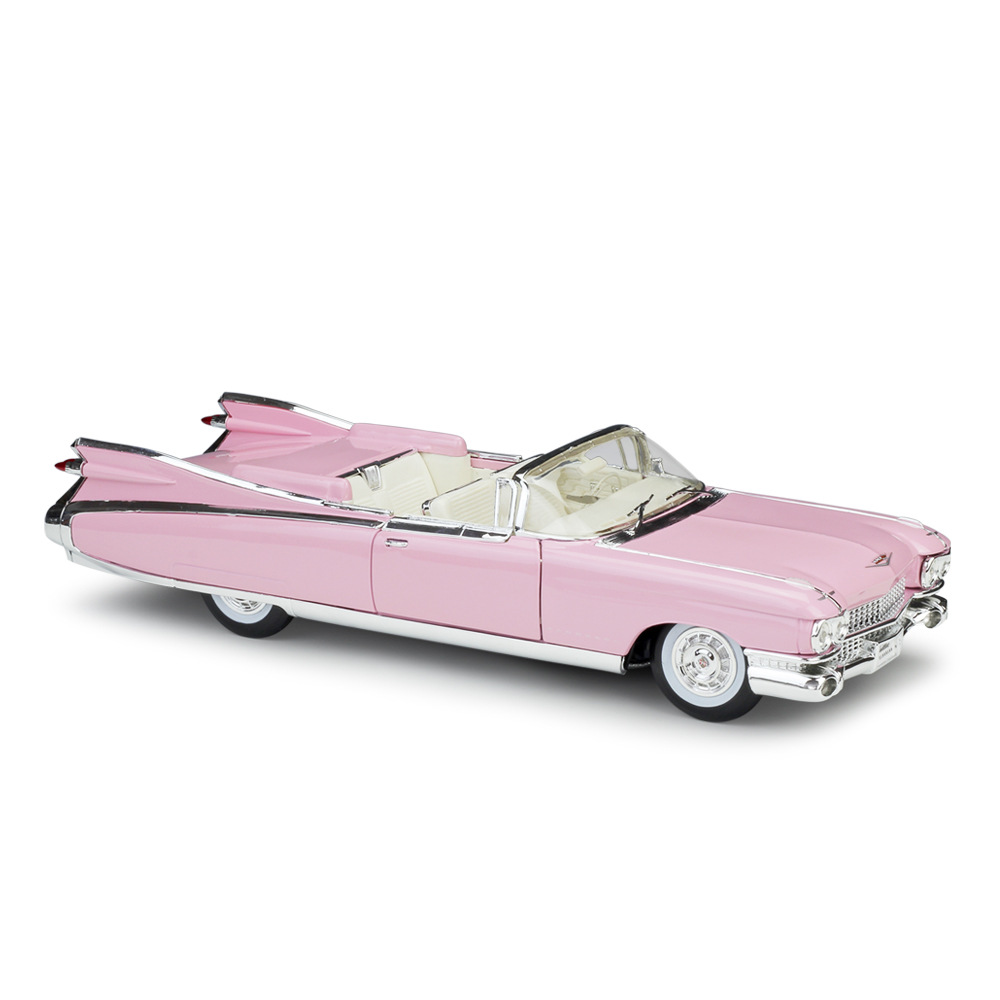 创意车载摆件1:18凯迪拉克1959Cadillac Eldorado Biarritz合金汽车模型 车载礼品定制