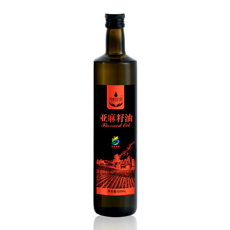【贝欧庄园】亚麻籽油双支装500ml*2 公司活动礼品