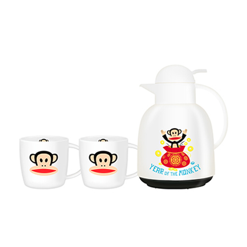 大嘴猴（Paul Frank）曼瑞雅水壶套装 一壶两杯 企业定制礼品