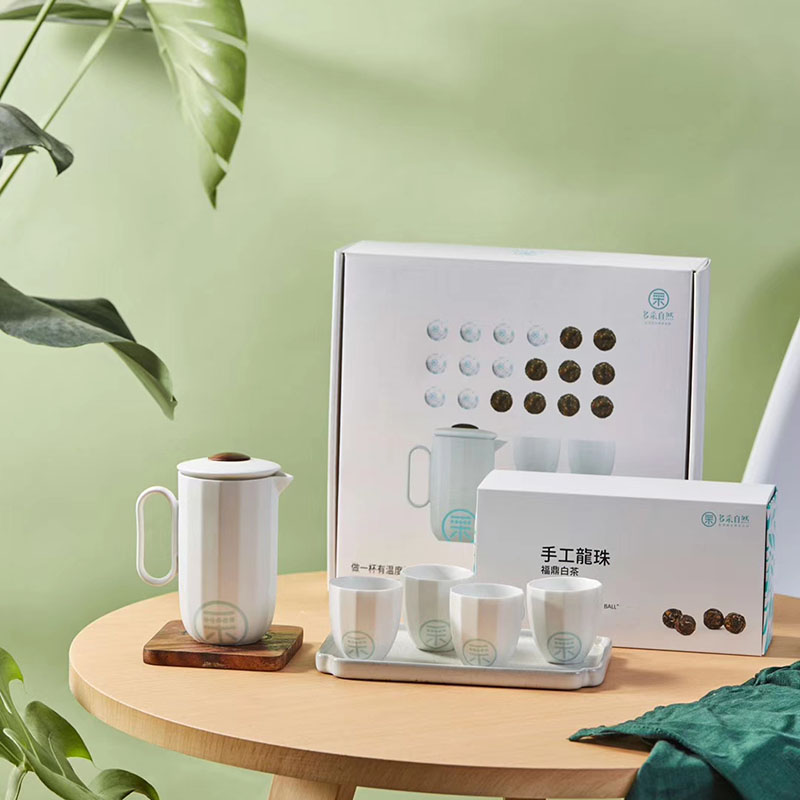 【温度·居家】福鼎白茶*36+一壶四杯礼盒套装 送客户礼物送什么好