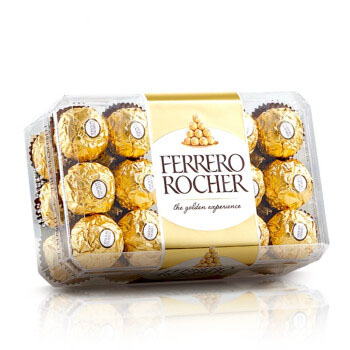 费列罗(FERRERO)榛果威化糖果巧克力 节日零食伴手礼品