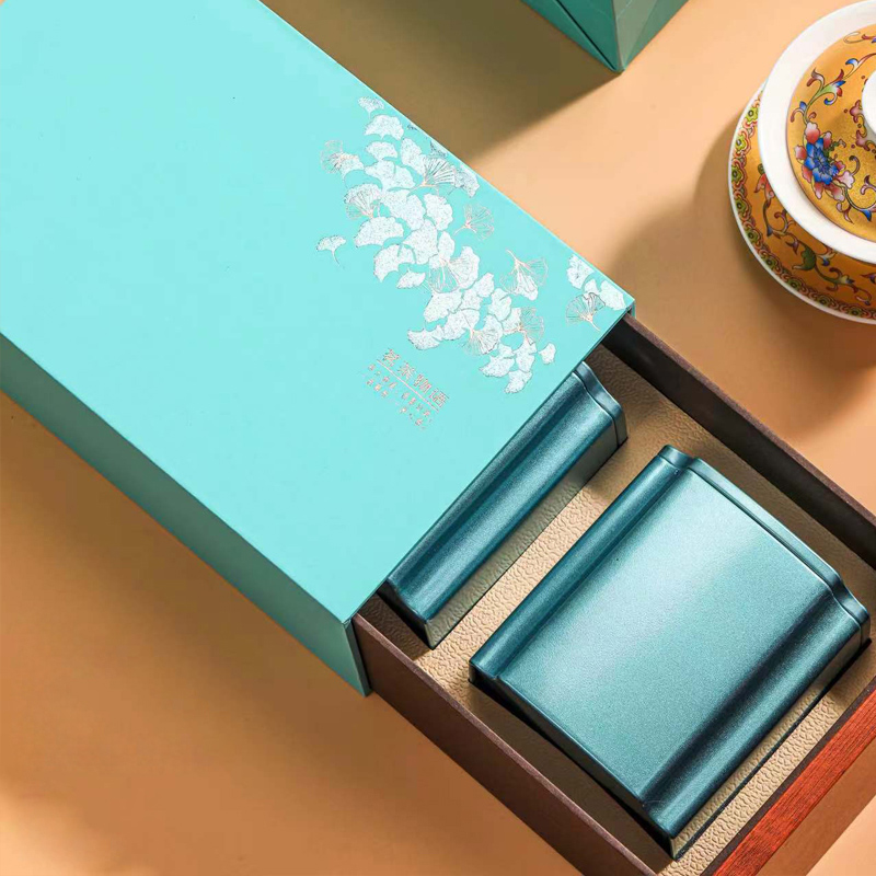 蒸蒸日上茗茶物语铁观音茶叶礼盒 2021年铁观音秋季鲜芽叶260g（130g*2罐） 商务礼品