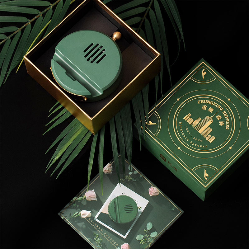 KAWOO重庆森林复古音响手机支架 便携无线低音炮小蓝牙音箱 创意小礼品