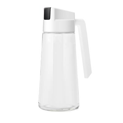 自动翻盖玻璃油壶 630ml--黑色