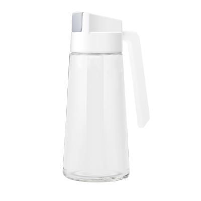 自动翻盖玻璃油壶 630ml--灰色