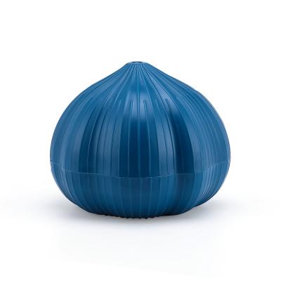 大蒜形手动研磨器 蒜蓉器--藏青色