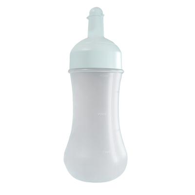 带刻度挤酱瓶 沙拉番茄酱调料易挤瓶--卡绿色（350ml）