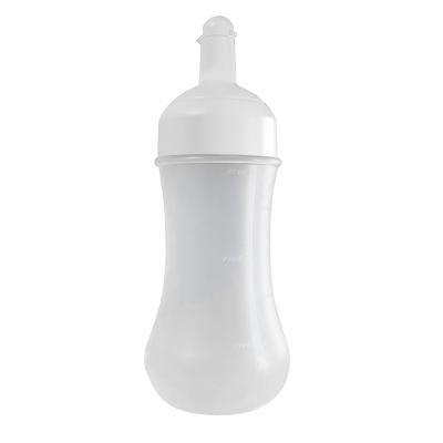 带刻度挤酱瓶 沙拉番茄酱调料易挤瓶--卡白色（350ml）