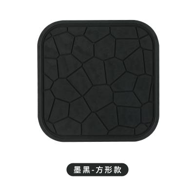 北欧风维诺防滑隔热垫 防烫锅垫杯垫--方形 黑色