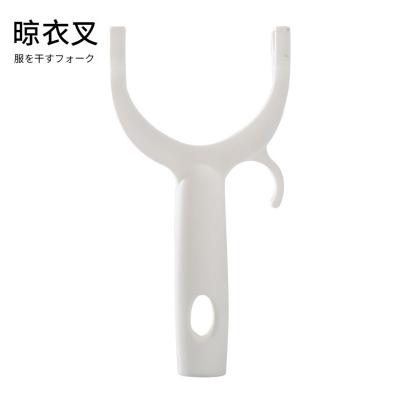 日式清洁家居组合 可伸缩铝杆晾衣杆 晾衣叉