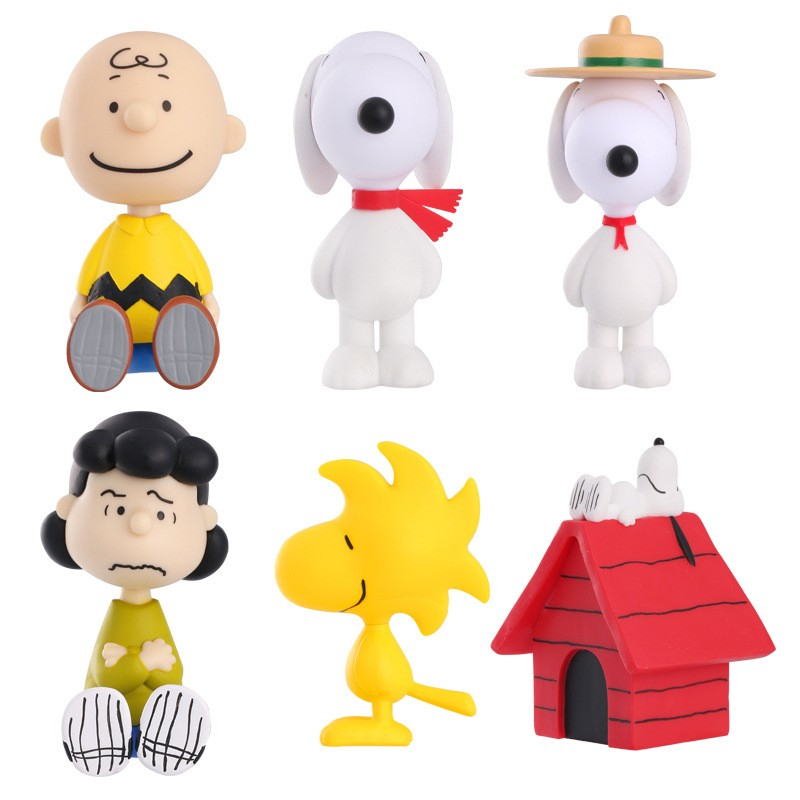 Snoopy史努比家族系列玩偶【盲盒】 车载桌面公仔摆件 创意饰品