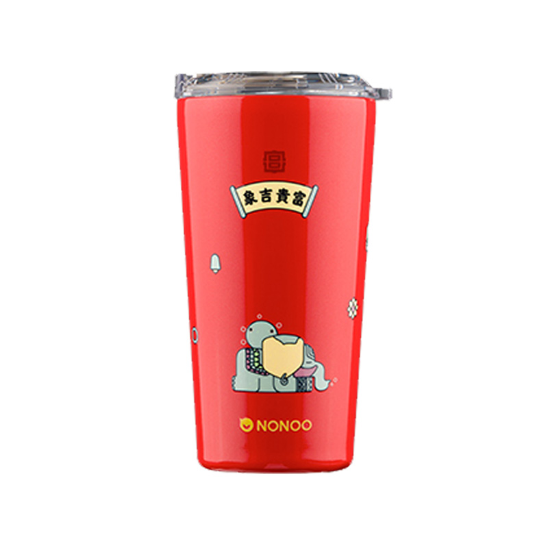富贵吉象咖啡杯 宫廷文化保温杯580ml 商务小礼物
