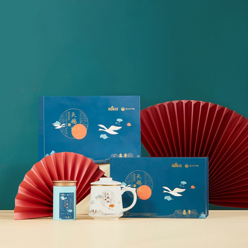 【天鹅之城】手工采摘连翘红茶 河南生态茗茶茶叶礼盒装 中秋节定制礼品