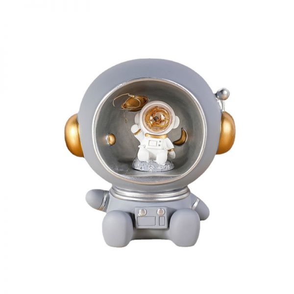 北欧太空人存钱罐 宇航员家居摆件饰品星星灯 中秋小礼品
