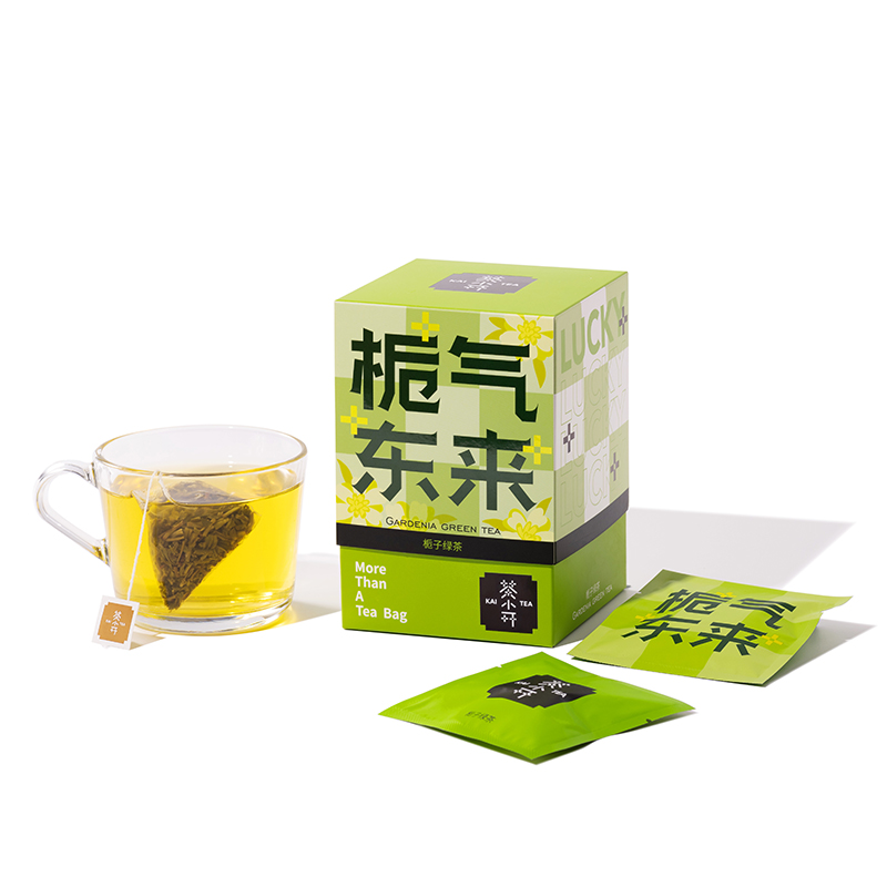 【栀气东来】栀子绿茶3g*14袋 清热止燥静心安抚茶包 员工福利礼品