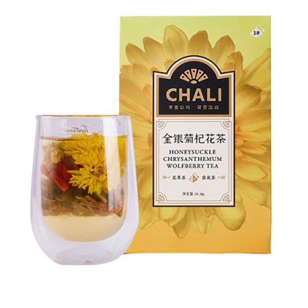 【金银菊杞花茶】chali 枸杞金银花菊花茶组合10包装 新年礼盒送什么