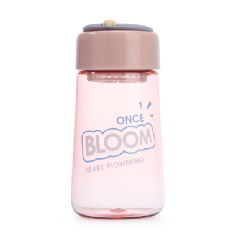 BLOOM 时尚便携塑料杯 带茶漏小巧水杯 运动随手杯340ML 活动奖品有哪些