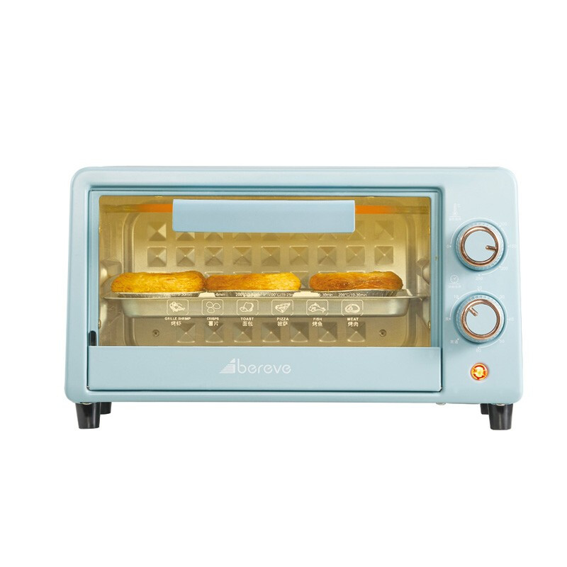 艾贝丽 家用迷你多功能电烤箱（12L）上下加温烘焙烤箱 实用活动奖品