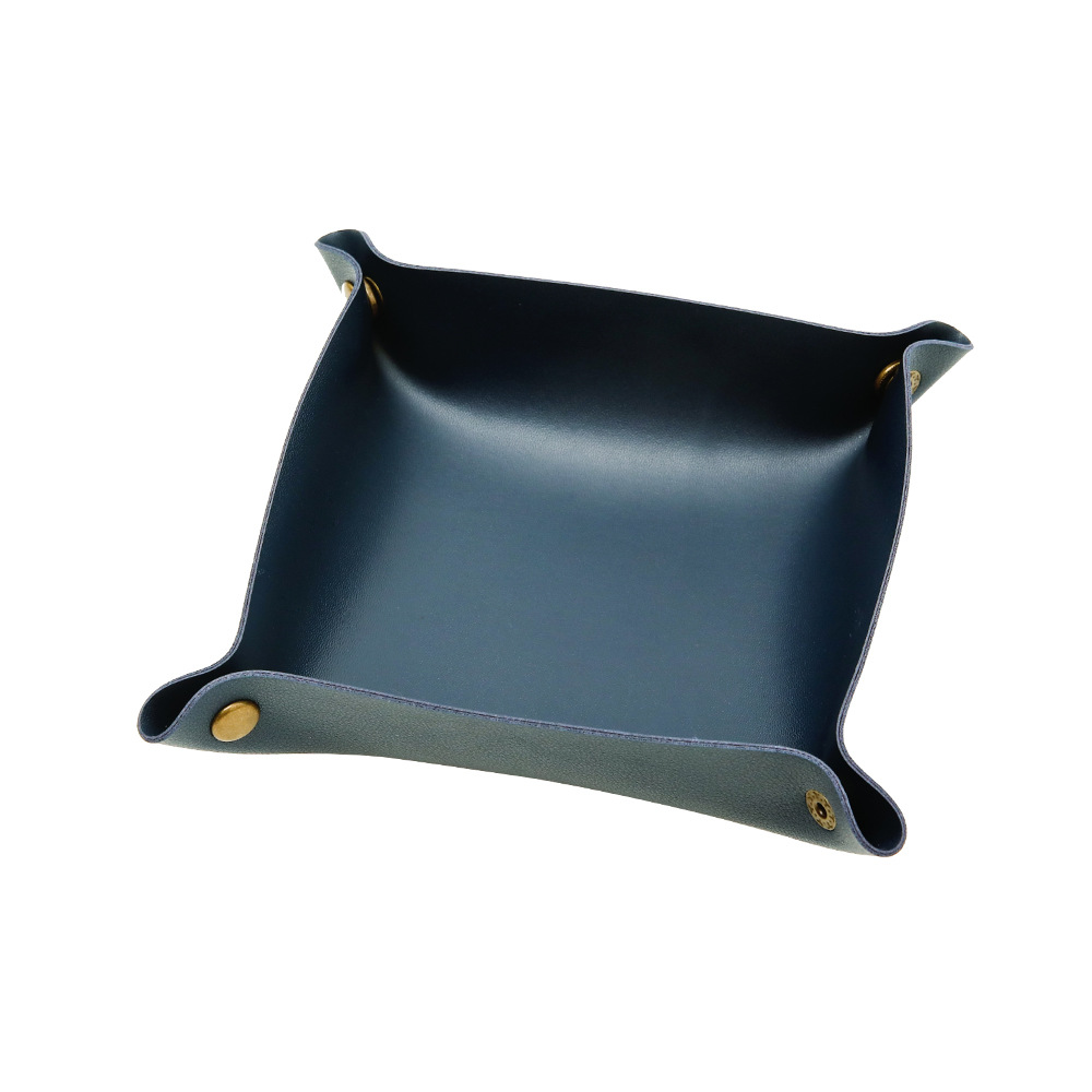 【24*24cm】复古搭扣桌面收纳筐 便捷实用 活动小奖品